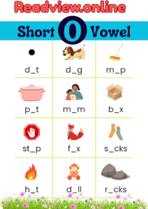 Short O vowels
